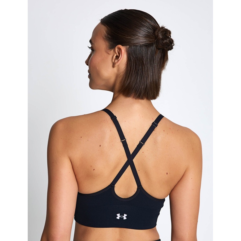 Vanish Seamless Low Sports Bra – Black/White