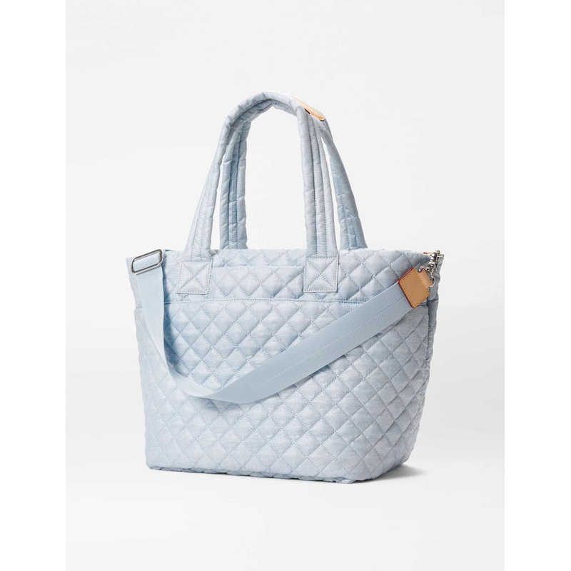 Medium Metro Tote Deluxe – Chambray