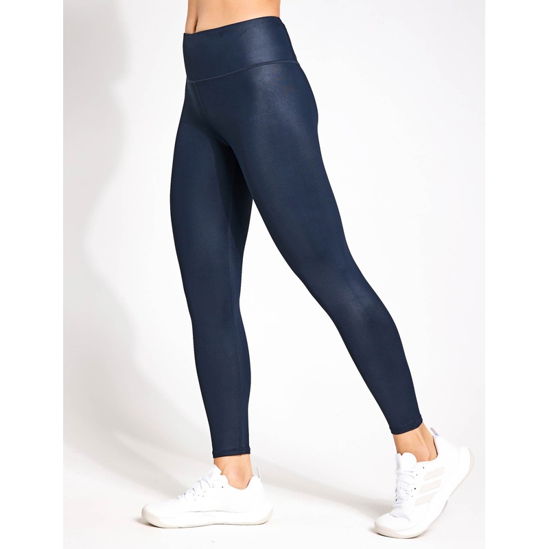Zephyr Legging – Navy Blue High Shine
