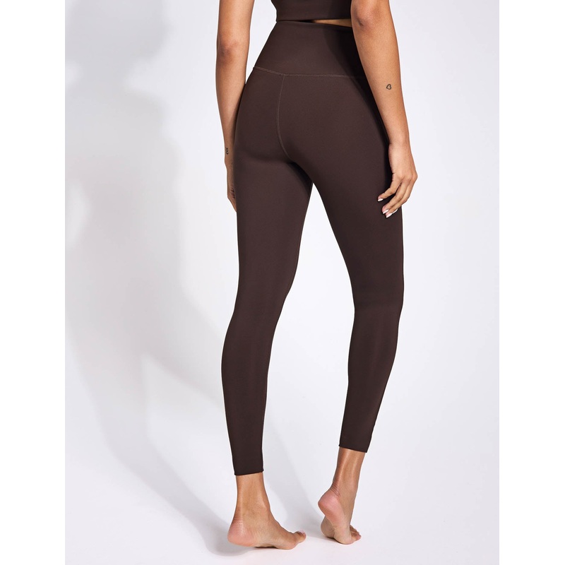 Compressive High Waisted Legging – Cocoa Bean