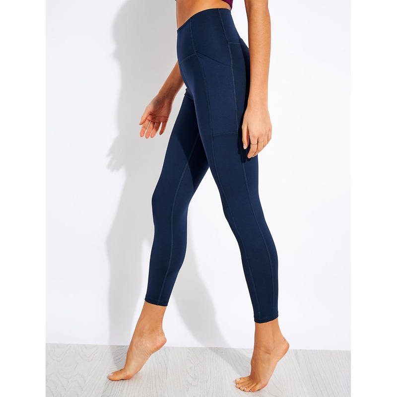High Waisted 7/8 Pocket Legging – Midnight