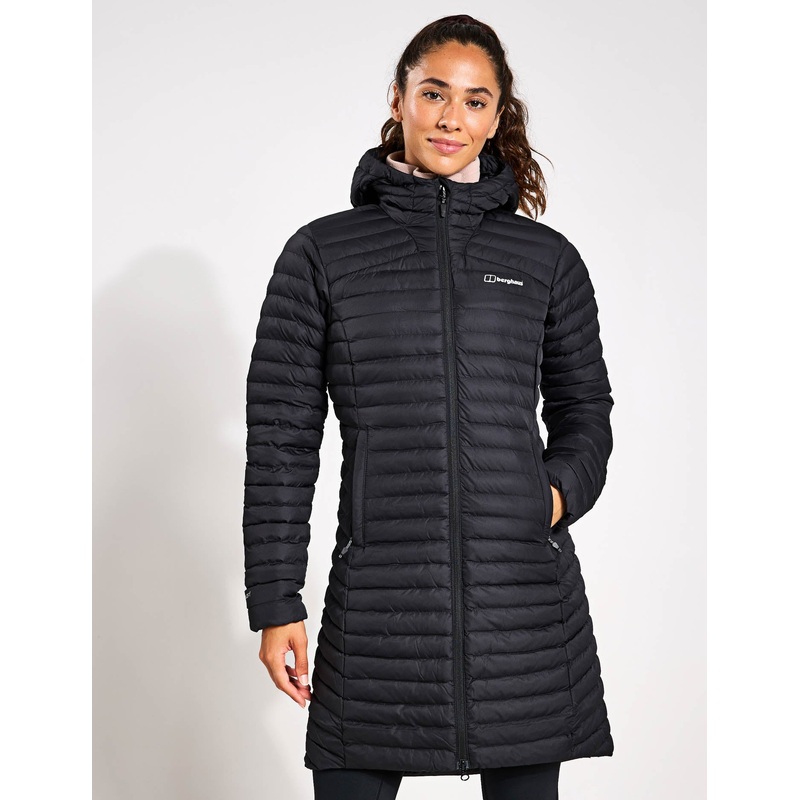 Nula Micro Jacket Long – Black