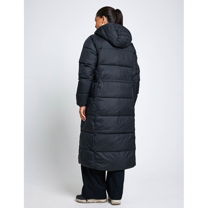 Pike Lake III Long Puffer Jacket – Black