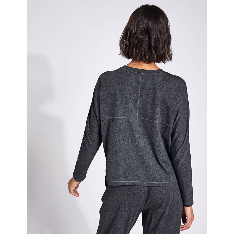 ReSet Long Sleeve Tee – Moon Heather