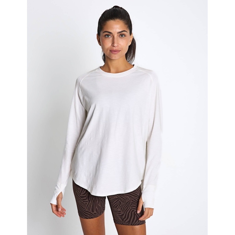 Clare Vintage Washed Slub – White