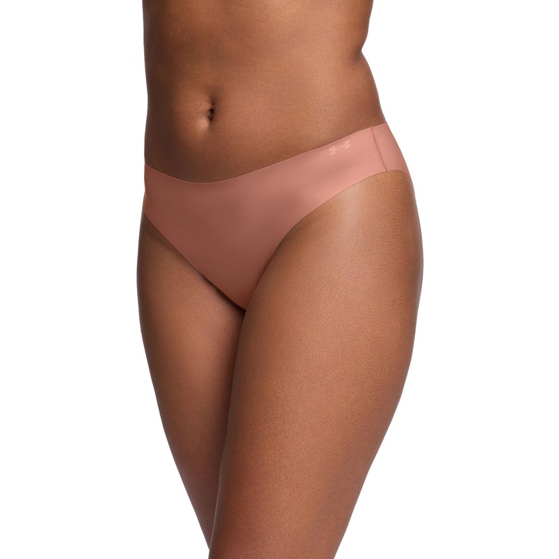 Pure Stretch 3-Pack No Show Bikini – Canyon Pink/Grey Matter/Grey Dawn