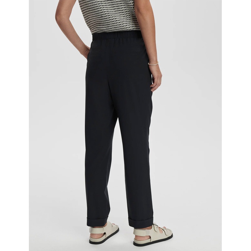 Alana Slim Tapered Cuff Pant 27″ – Black