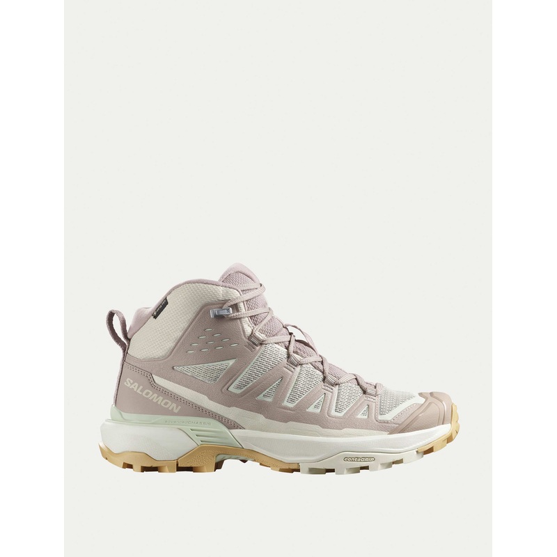 X Ultra 360 Edge Mid Gore-Tex – Rainy Day/Etherea/Canary Green