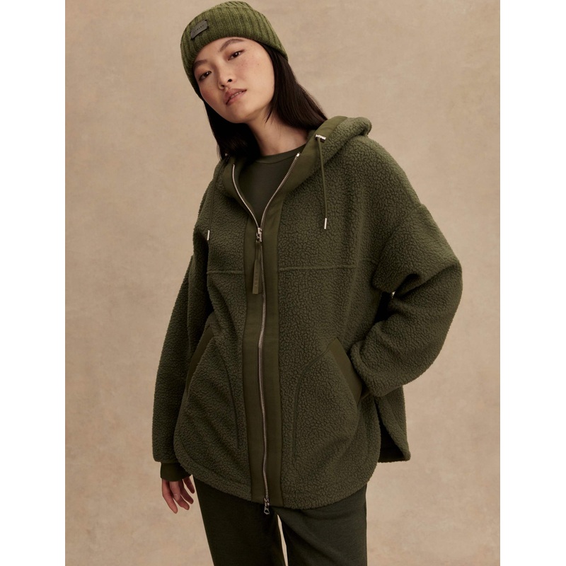 Fey Relaxed Fleece – Racing Olive