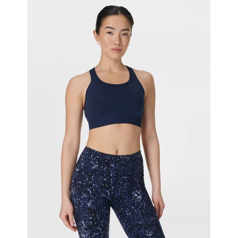 Stamina Seamless Sports Bra – Navy Blue