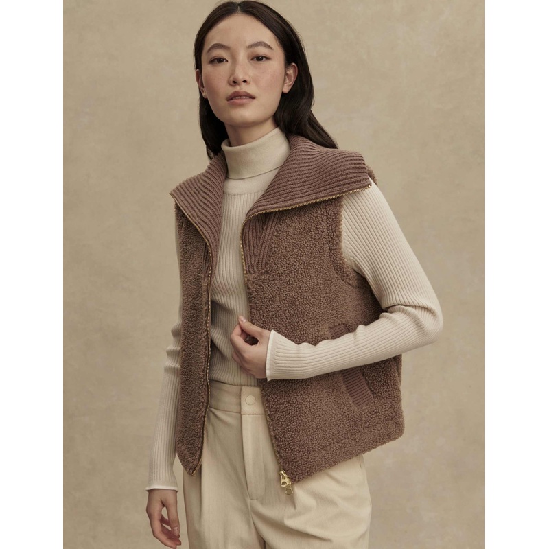 Aspen Gilet – Ash Taupe