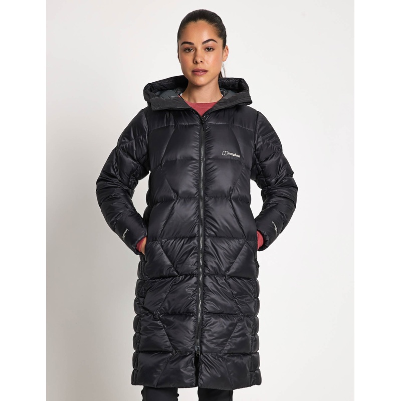 Explorer Longline Down Jacket – Jet Black