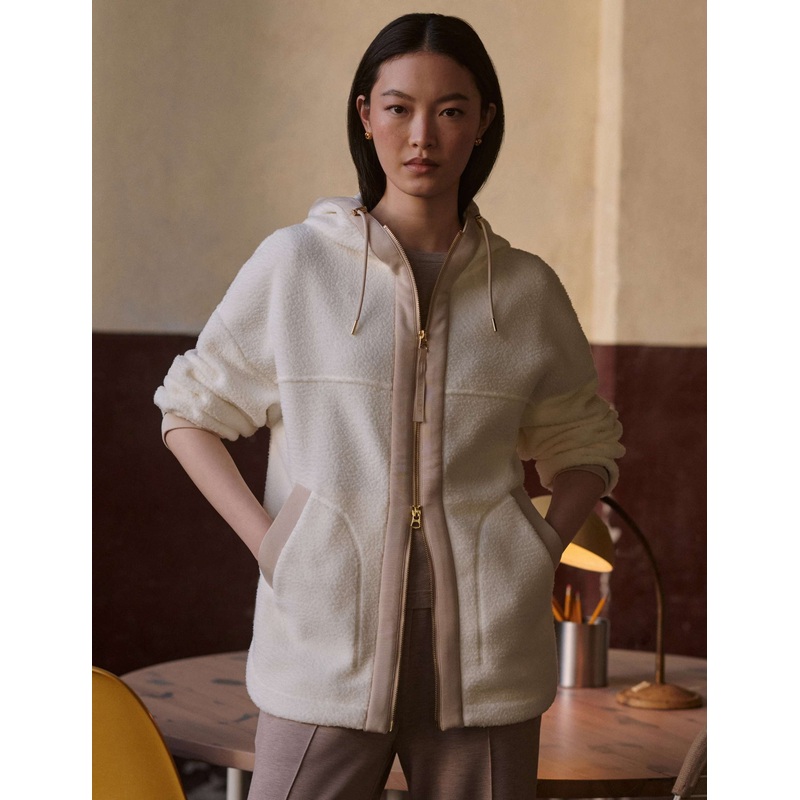 Fey Relaxed Fleece – Egret