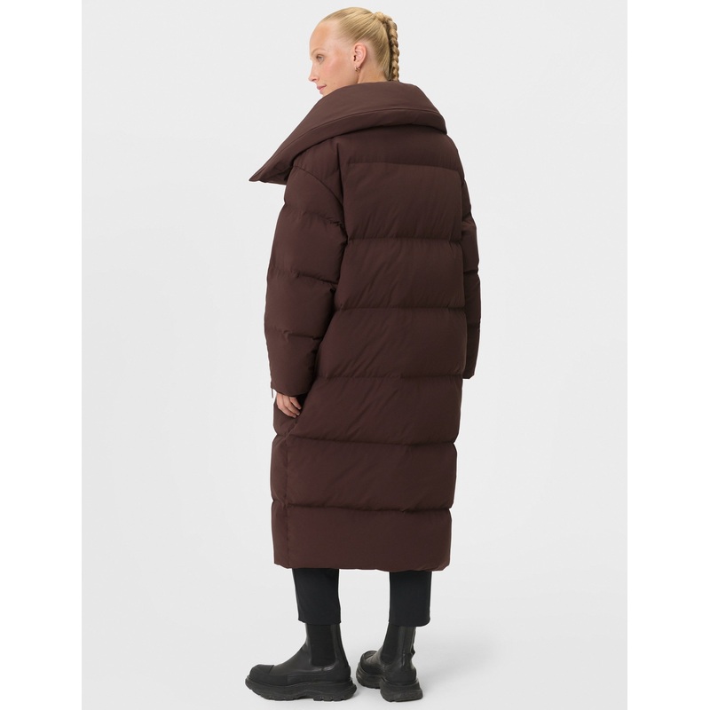 Nimbus Cloud Longline Puffer – Sable Brown