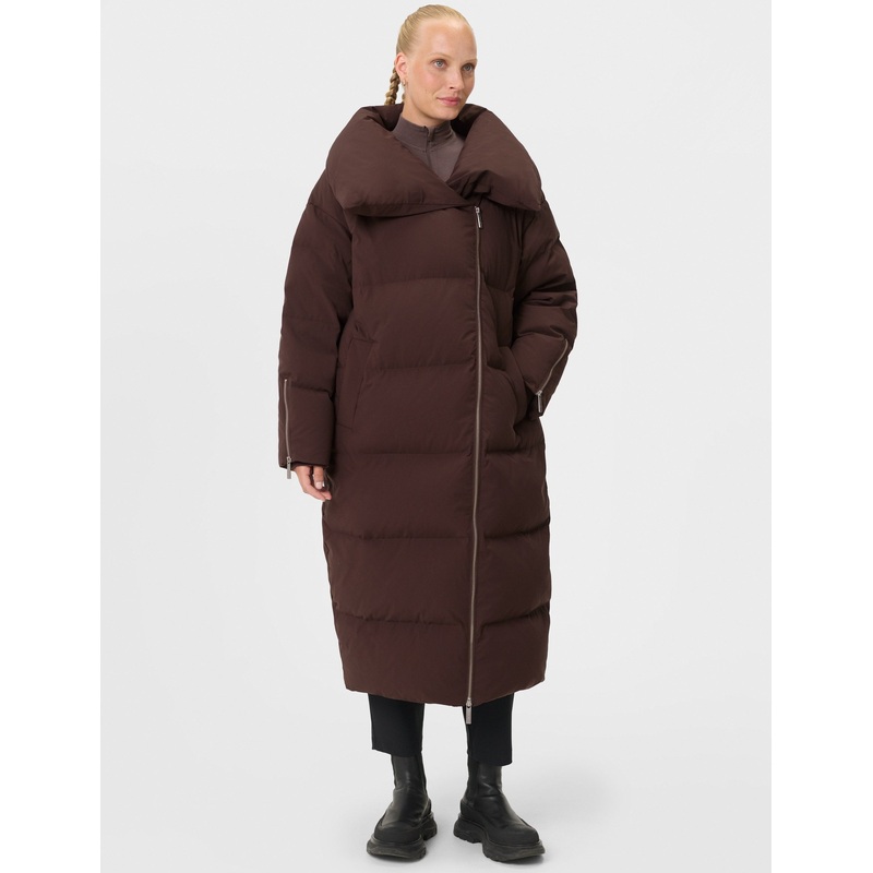 Nimbus Cloud Longline Puffer – Sable Brown