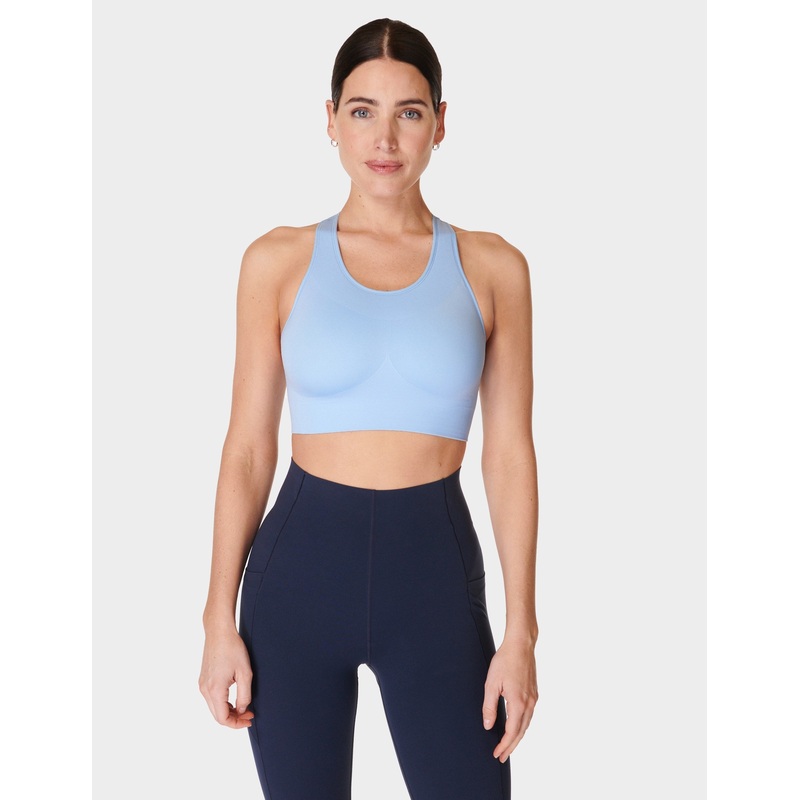 Stamina Seamless Sports Bra – Breeze Blue