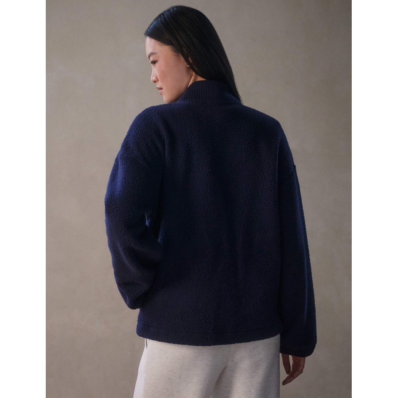Willmont Patch Pocket Fleece – Evening Blue