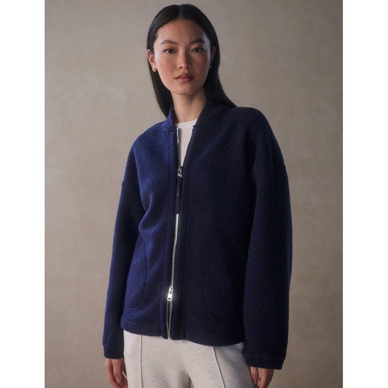 Willmont Patch Pocket Fleece – Evening Blue