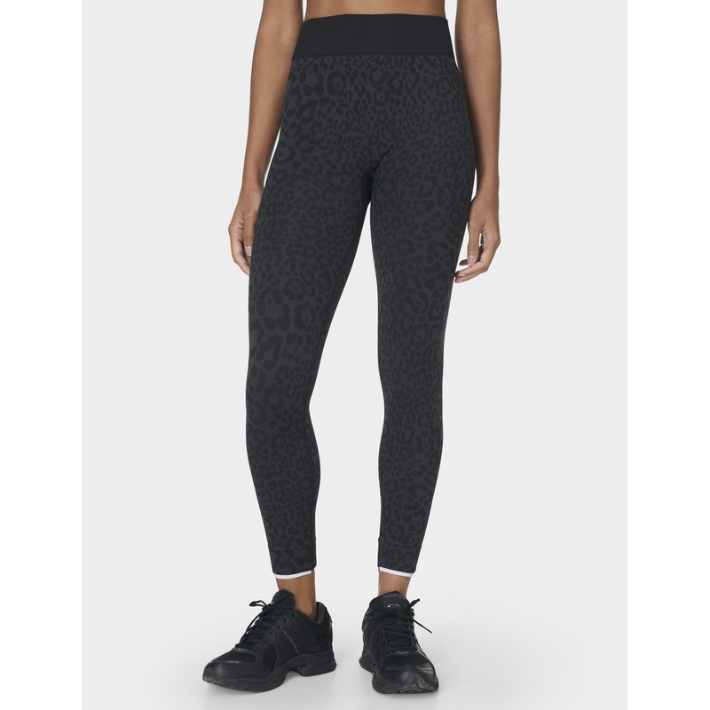 Animal Base Layer Legging – Grey Leo Jacquard