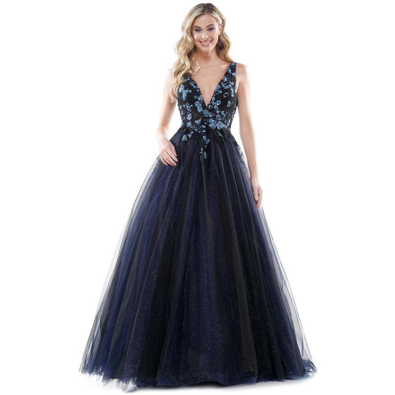 Colors Dress 2549 Dress Black/Blue