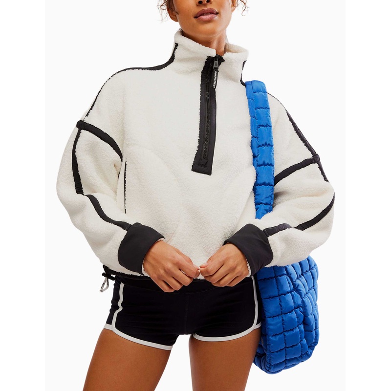 Mountain High 1/2 Zip Fleece – White Combo