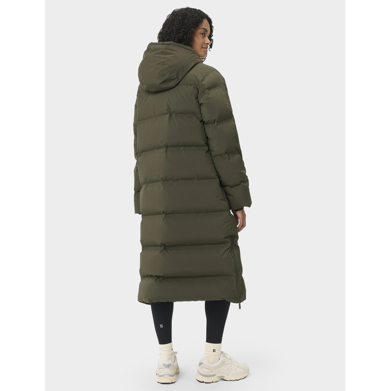 Nimbus Longline Waterproof Puffer – Nori Green