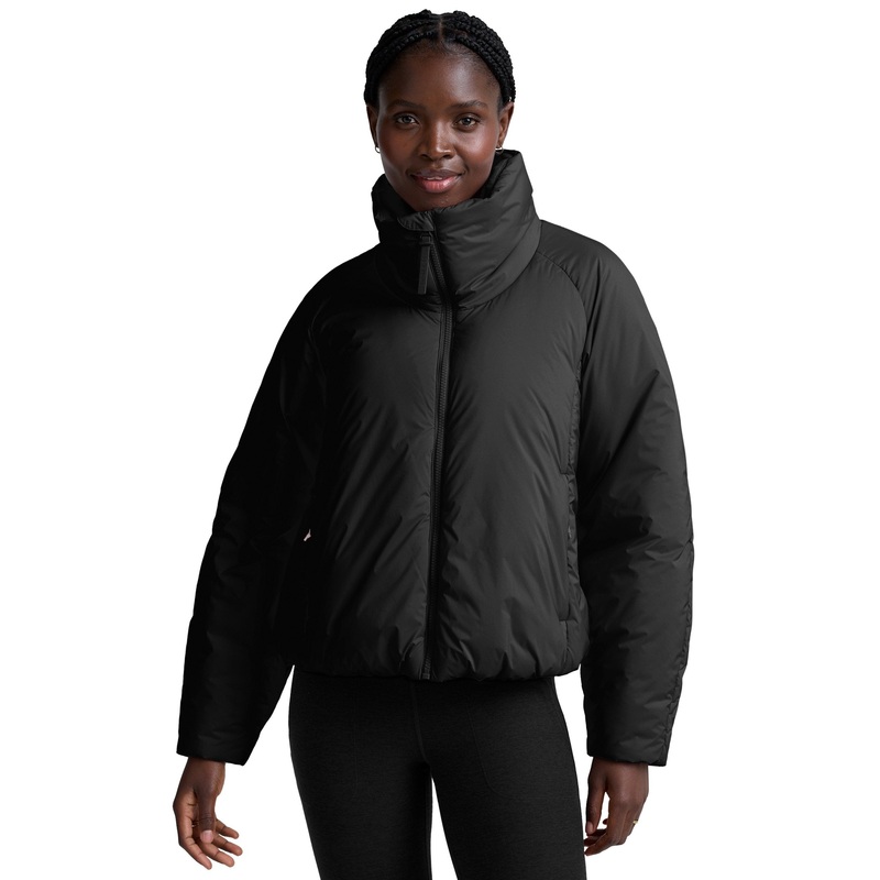Warm Up Puffer Jacket – Black