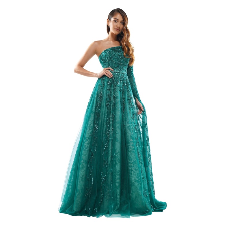 Colors Dress J144 Dress Deep Green