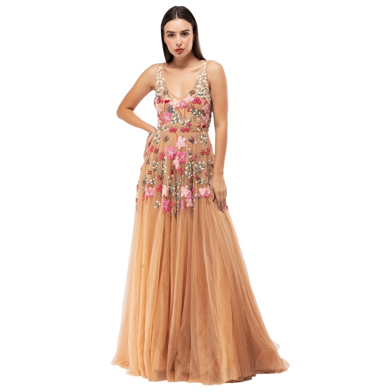 Couture Fashion by FG CF19201111 Dress Biscotti