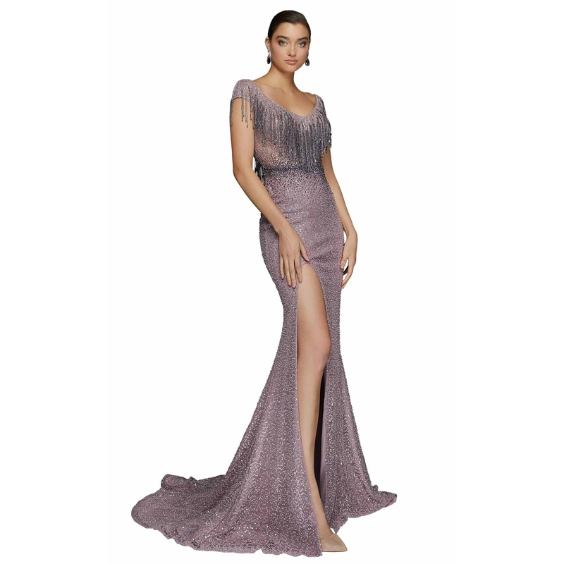 Terani 2011GL2214 Dress Blush-Mauve