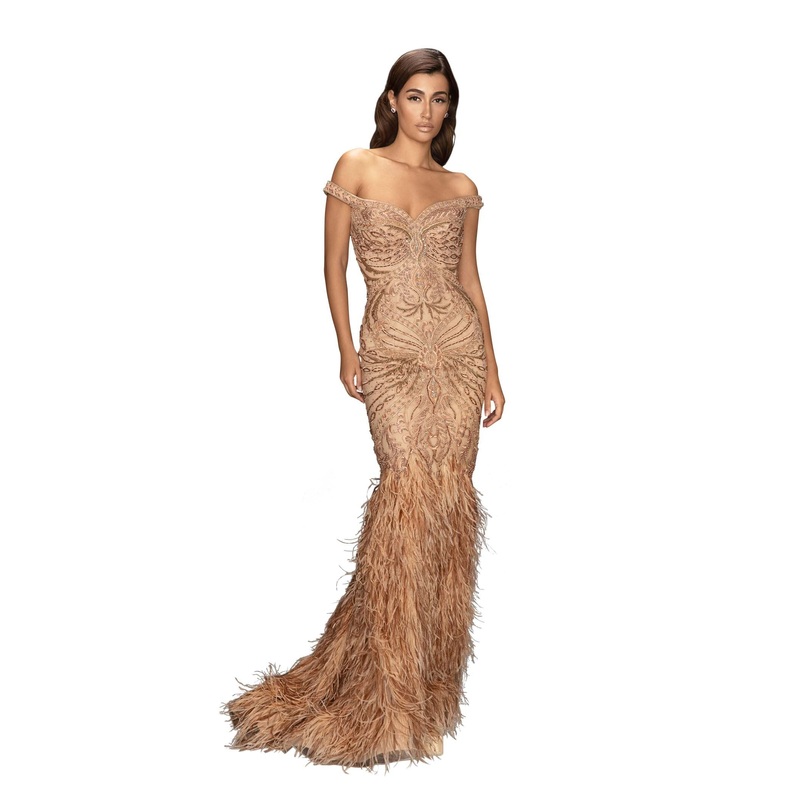 Terani 2011GL2221 Dress Champagne-Bronze