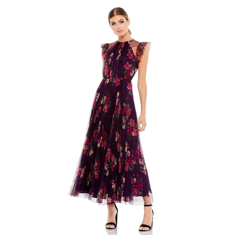 Mac Duggal 2143CL Dress Plum-Multi