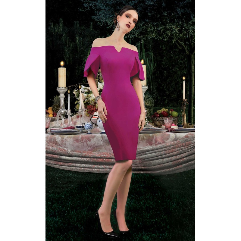 Janique 1942CL Dress Fuchsia