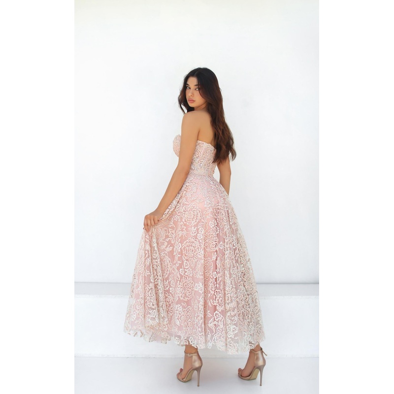 Tarik Ediz 51044CL Dress Vanilla