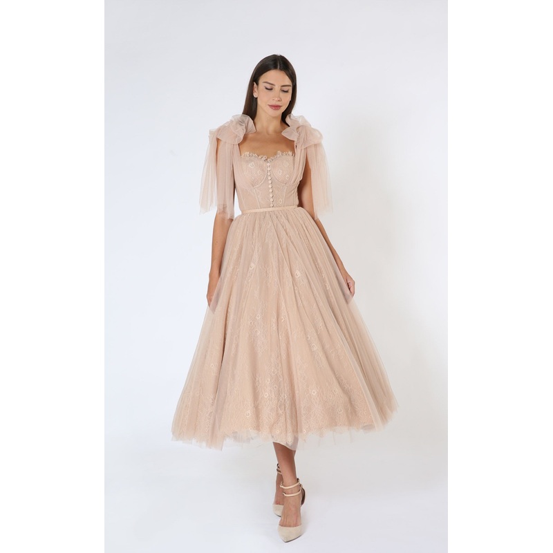 Zeena Zaki FW212211CL Dress Beige