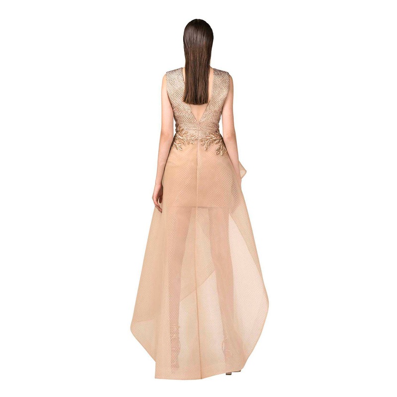 Saiid Kobeisy RE3575 Dress Gold