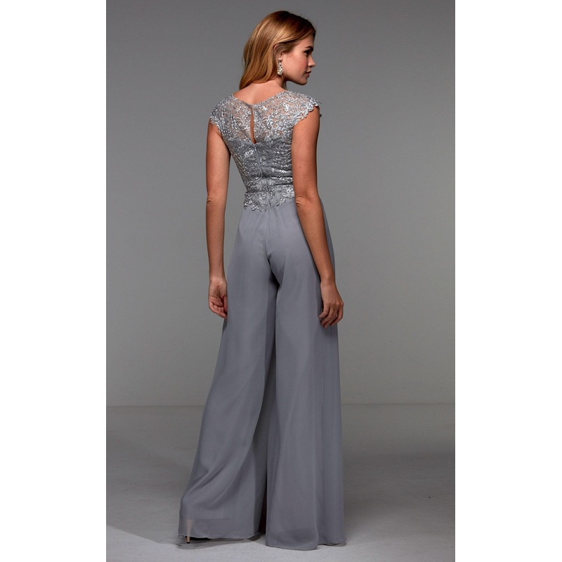 Alyce 27488CL Jumpsuit Silver
