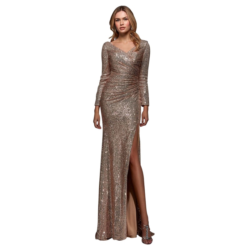 Alyce 27523CL Dress Light Gold