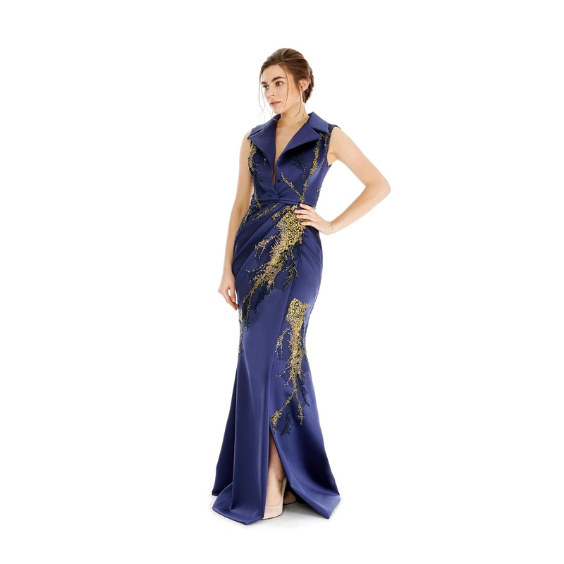 In Couture 3512 Dress Navy Blue