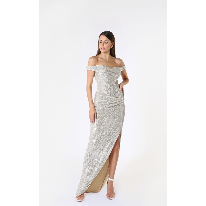 Zeena Zaki FW212212 Dress Silver