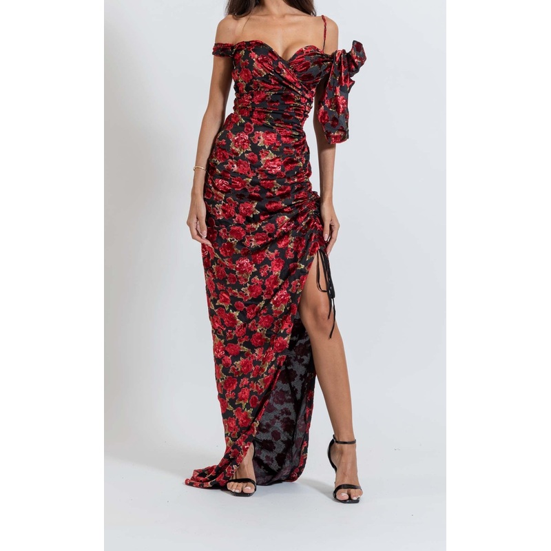 Zeena Zaki FW222303 Dress Red/Black