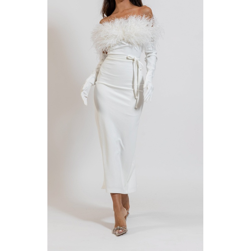 Zeena Zaki FW222310 Dress White