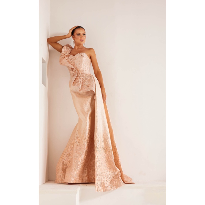 Terani 241E2402 Dress Blush-Gold