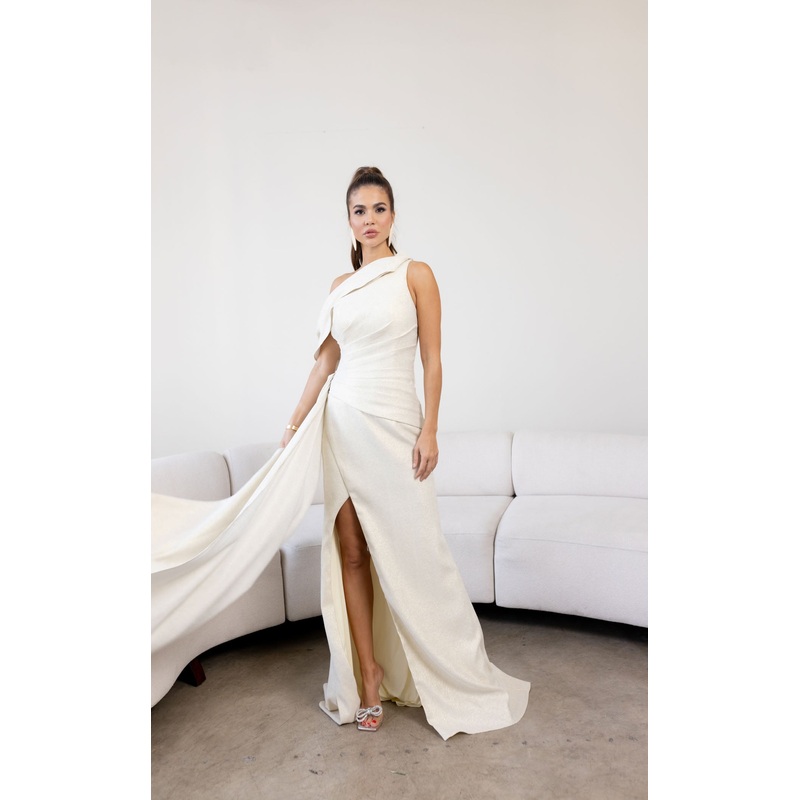 Terani 241E2406 Dress Gold