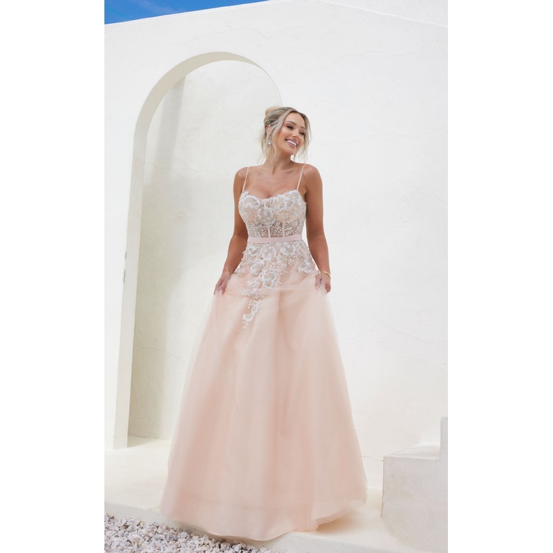 Terani 241P2025 Dress Blush