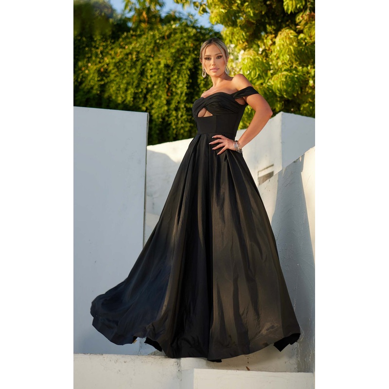 Terani 241P2075 Dress Black