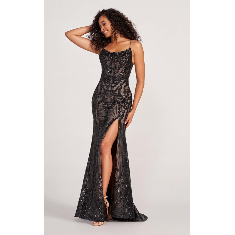 Colette CL2035 Dress Black-Nude