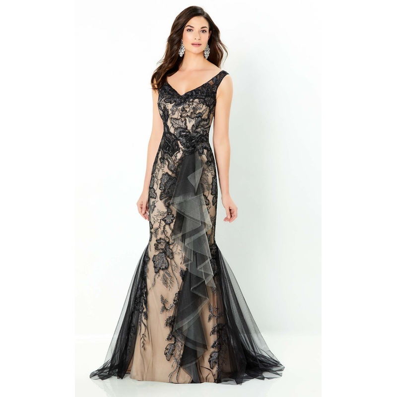 Montage 220943 Dress Black-Silver-Nude