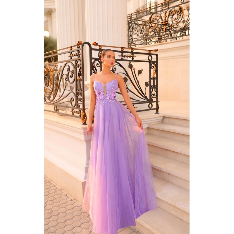 Tina Holly Couture TE218 Dress Icy-Blue