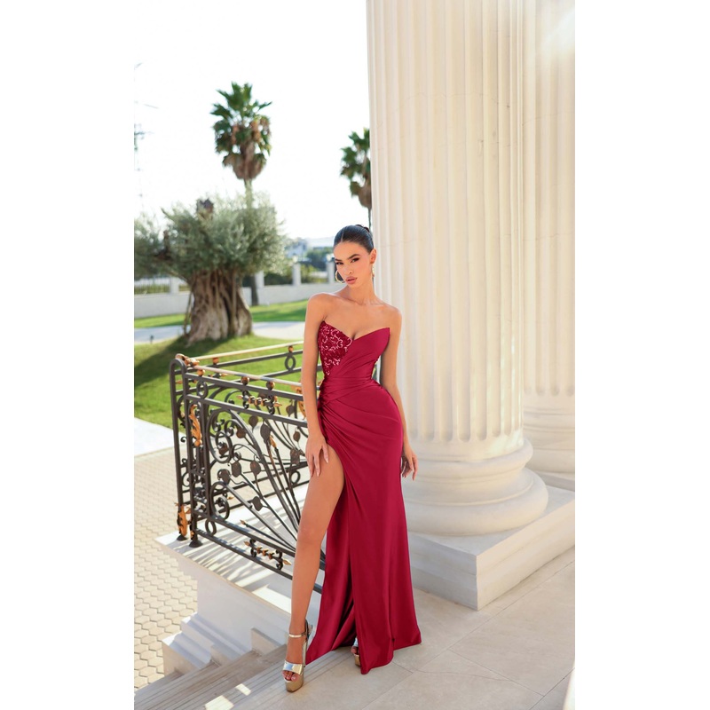 Tina Holly Couture TT006 Dress Ruby-Red